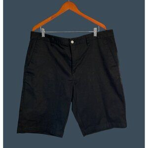 Volcom Mens Black Shorts Size 38 Cotton Blend Casual Wear